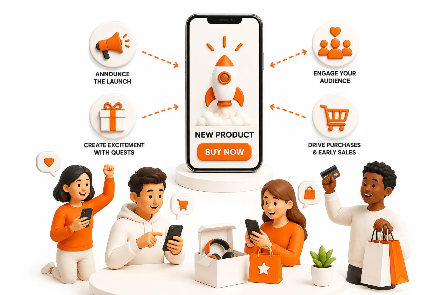 Product launch campaign on Beeezo